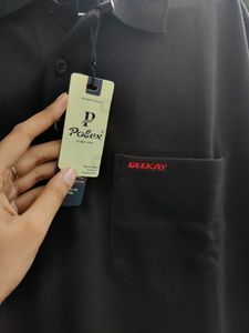 BLACK POLO TSHIRT