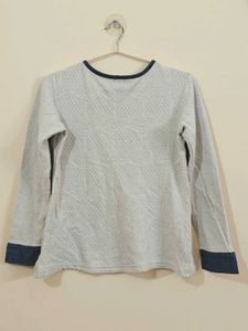 Casual Long Sleeve Top with Pocket