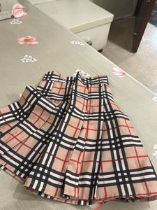 Checkered Pleated Mini Skirt- 30 Waist