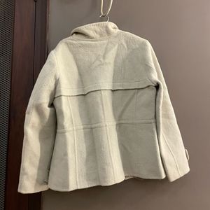 Classic Beige Textured Jacket