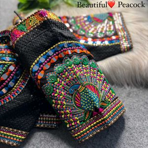 NAVRATRI SPECIAL PEACOCK DESIGN🦚 REAL MIRROR WORK