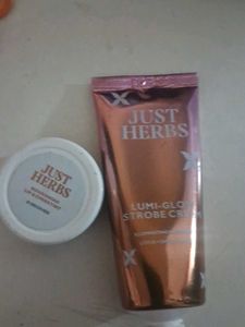 Just Herbs Lumi-Glow Strobe Cream &amp; Lip Balm