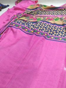 Vibrant Printed Saree