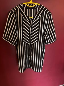 Combo Of Vero Moda Top & Forever 21 Shirt - Size M