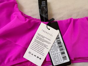 Hot Pink One-Shoulder Ruffle Crop Top