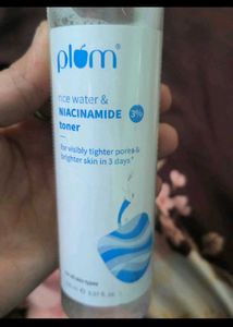 Plum Rice Water &amp; Niacinamide Toner new seal pack