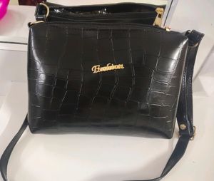Combo Offer Brand New Black And White Sling Bag