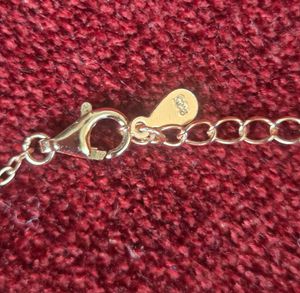 Butterfly Star Charm Necklace SS925 Rose gold