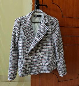 Zara Double Breasted Blazer