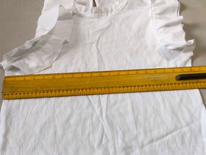 Y2K Shein Fancy white top XL