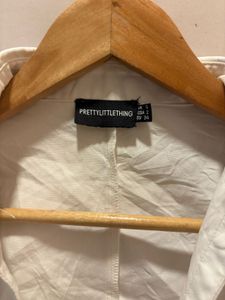 Chic Off-White Corset Style Top