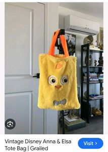 Cute Fluffy Yellow Chick Tote Bag