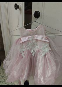 Beautiful Baby Girl's Pink Party Dress