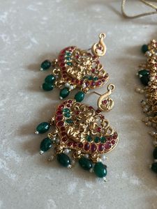 Temple Jewellery Long Haaram Set