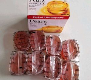 Pears Pure & Gentle Bathing Bars (8 Pack)