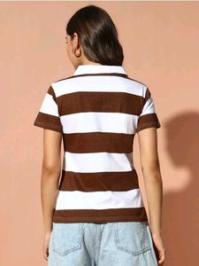 Striped Polo T-Shirt