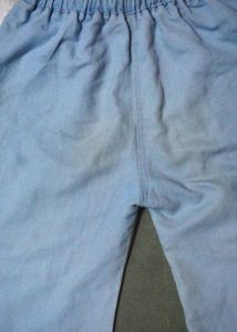 Blue Flared Bootcut Pants