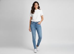 Light Wash Slim Fit Jeans