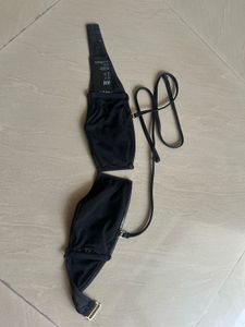 H&amp;M black bikini top
