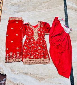 red suit salwar ❤️