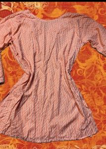 Y2K PEACH DESI BABY KURTI 💌✨🧡