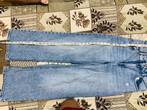 H&amp;M Light Wash Wide Leg Jeans