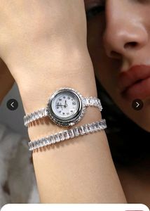 Dazzling Gemstone wrap around watch