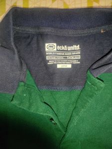 (Donation)Large Color Block Polo T-Shirt