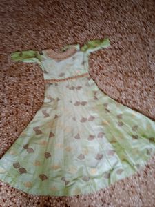 Beautiful Pastel Green Anarkali Dress
