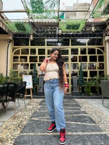 Floral Smocked Crop Top