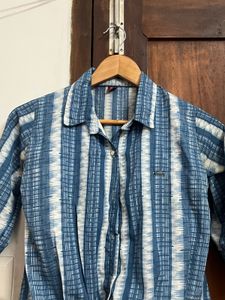 Blue &amp; White Striped Shirt