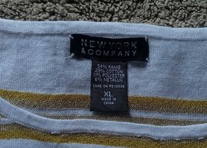 Newyork &amp; Company Striped Tank Top