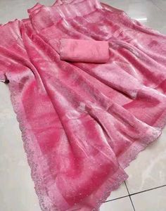 Jimmy chu sarees designer Elegant Pink Sar