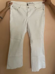 White Gap Summer bootcut Jeans