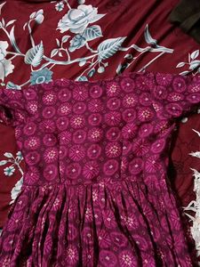 Vibrant Pink Bandhani Kurta Set