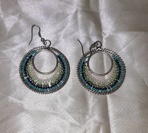 Light Weight Trendy Earring With Small Pearl Work