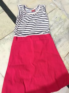 Striped Sleeveless Dress