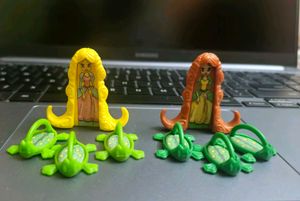 Set of 6 toys from the 2014 KinderJoy collection