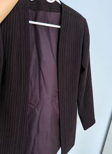 Classic Pinstripe Blazer