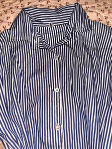 Classic Striped Button-Down Shirt