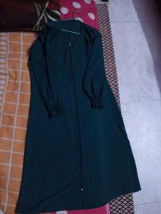 Elegant Dark Green Abaya