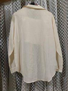 Savana Cream Shirt &amp; Smocked Tube Top Set