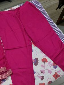 Elegant Pink Kurta Set with dupatta