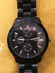 Timex Black Dial Watch