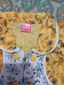 Girls Yellow Floral Set