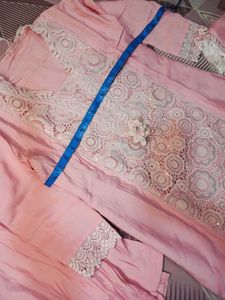Pink Cutwork pakistani suit