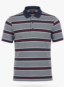 Authentic Canali Striped Polo Shirt Men’s