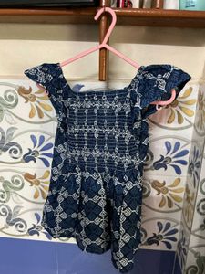 short kurti with  frill sleeves