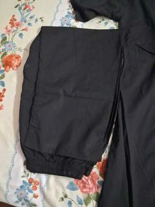 Black Embroidered coord set