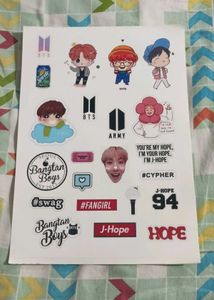 BTS Stickers - Kpop Fan Merch